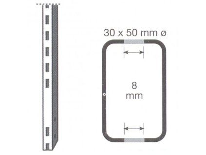 Stojina 50x30 mm