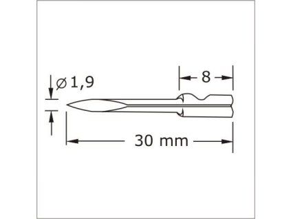 Jehla BANOK STANDARD kov SWISS