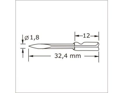 Jehla DENNISON STANDARD plast