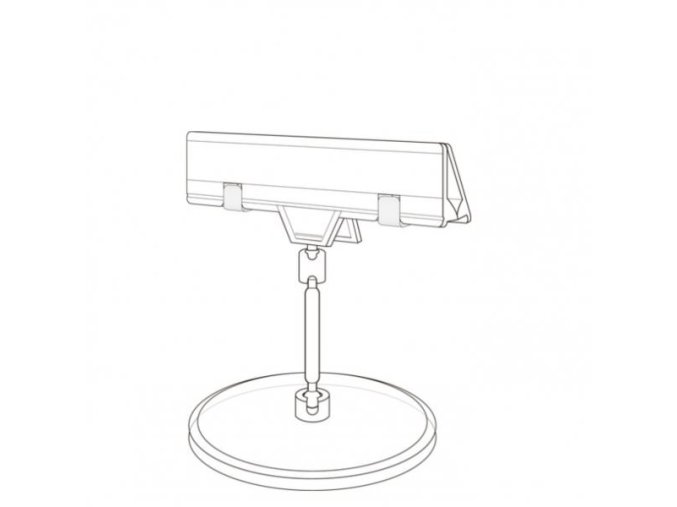 Clampholder "vision 80" s kruhovou podstavou a tyčkou 50mm