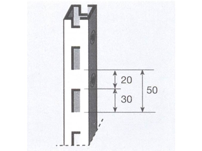 Stojina 30x30 mm