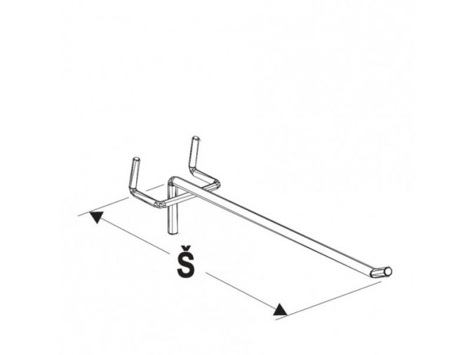 Jednoháček 200 mm