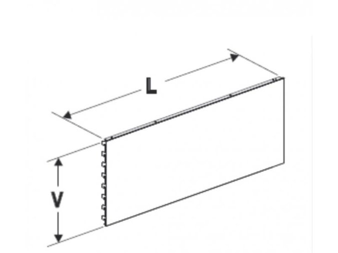 Zadní panel 1330/400 plný