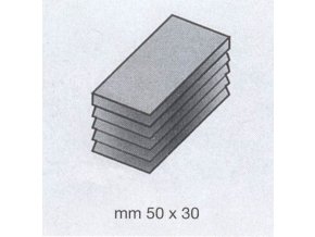 Záslepka stojiny 50x30 mm