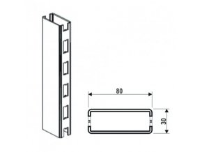 Stojina 80x30 / 2600 mm