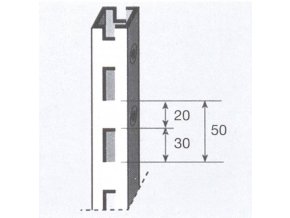 Stojina 30x30 mm