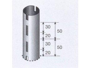 Trubka pr.50 mm 2x otvor