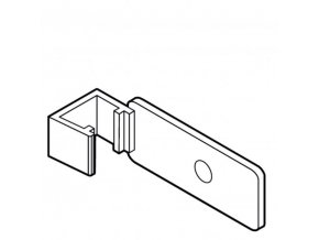 135 úchyt podélný na stěnu (šroub)
