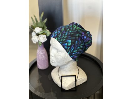 Čepice - dračí kůže + černá