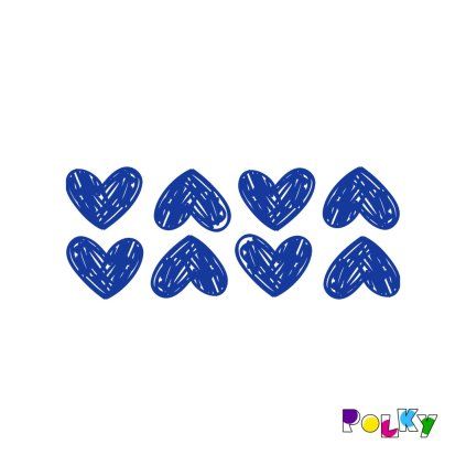 modré srdce dlouhé M 16x22cm web