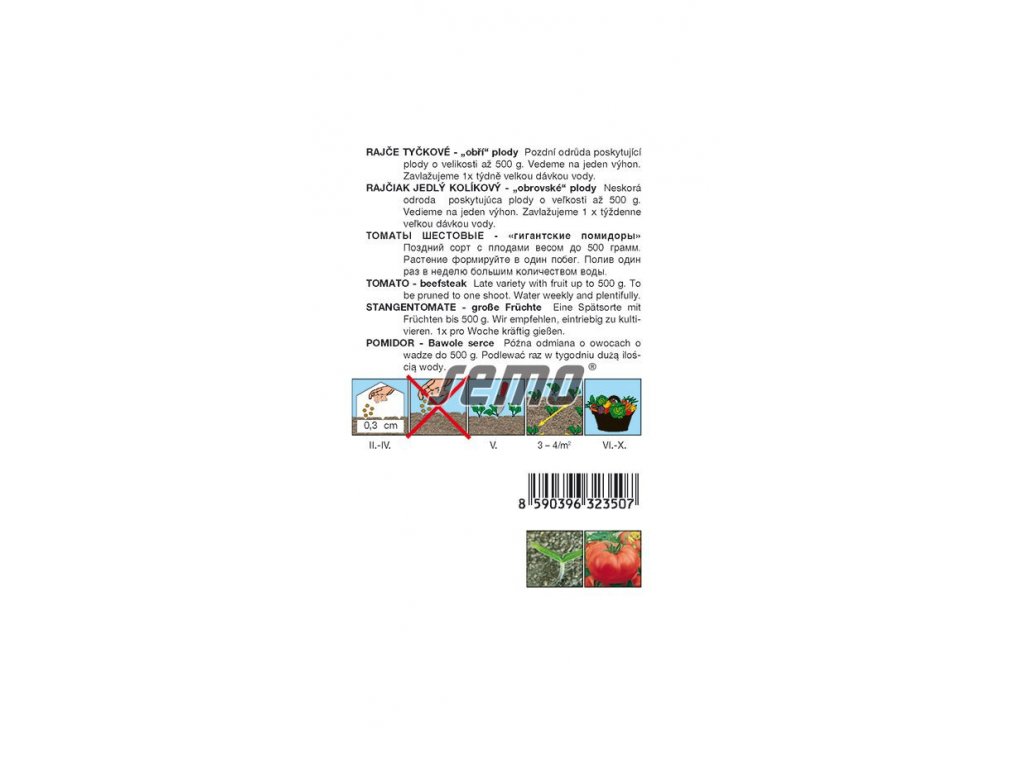 rajce snimka  Semená | Paradajky | Maxi | Kolíkové | polnosevshop.sk