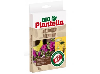 Bio Plantella Rumene lepljive plosce metuljcki 10kom CZ SK