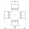 Kardanový kríž Universal Joint type 2 N