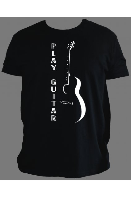 PLAY GUITAR (ACOUSTIC) ÁRNYÉK FÉRFI FEKETE