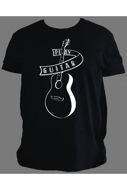 PLAY GUITAR (ACOUSTIC) SZALAGOS FÉRFI FEKETE