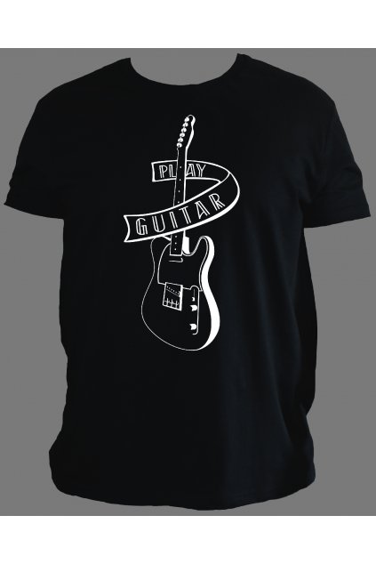 PLAY GUITAR (TELE) SZALAGOS FÉRFI FEKETE