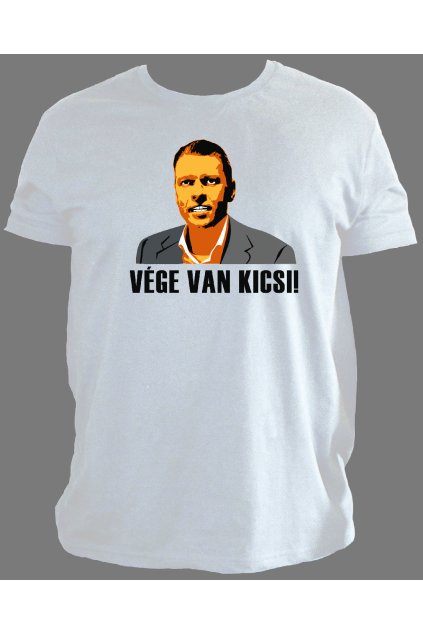VÉGE VAN KICSI SZÍNES FÉRFI FEHÉR