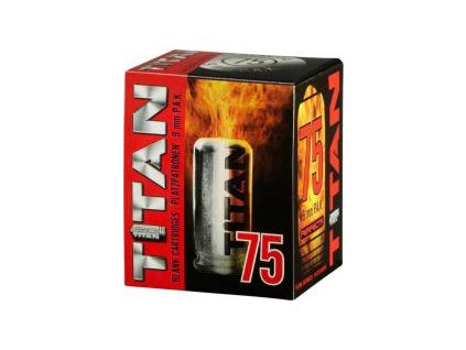 Poplašné strelivo PERFECT TITAN 9mm PAK bal. 75 ks