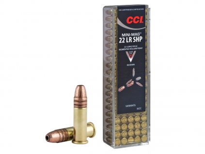 22LR CCI Mini Mag Segmented HP 40gr 2,59g 100 ks 36CC