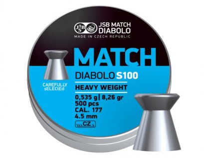 JSB Match S100 4,50mm 500ks 000025 500 s