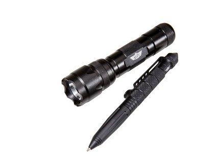 Svietidlo UZI LED + guličkové pero s rozbíjačom skla - 168589