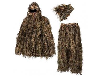 deerhunter sneaky ghillie pull over set w gloves kamuflazny komplet