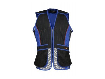 1251 gilet ball trap evo noir bleu face 2016