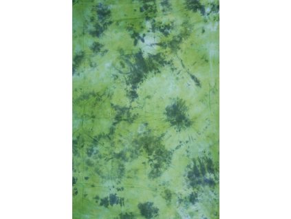 2,7x7 m batik, zeleno-černý textil | použitý na workshopech