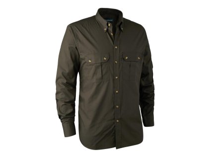DEERHUNTER Clark Shirt Elm - poľovnícka košeľa (Velikost 47/48)