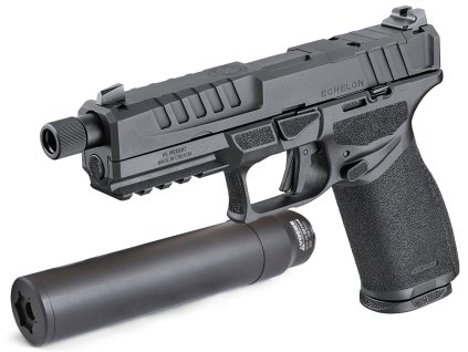 Pištoľ ECHELON 4.5 Threaded, 3-Dot Tritium, 9x19 + Tlmič Voere