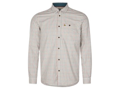Seeland Strelecká košeľa Oxford Grape Leaf/Terracotta Check