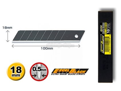 OLFA LBB-10 extra ostrá čepel 59° pro řezač L-5