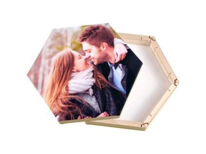 GoFrame HEX 5" (12,7cm) 36 ks lišt pro výrobu šesti HEX obrazů