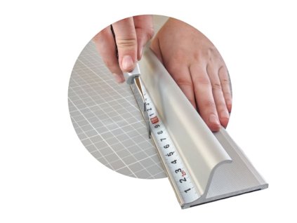 Oceľové pravítko SooperEdge 132,1 cm