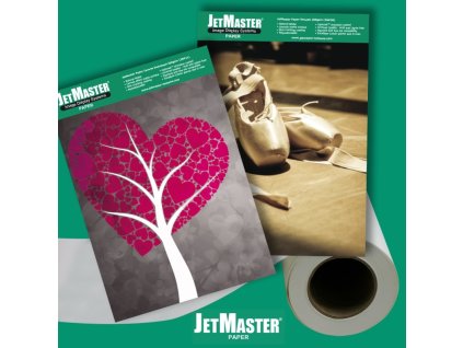 61,0cm x 30m JetMaster Paper Canvas Embossed 165