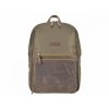 GREENBURRY Leder/Nylon Business Rucksack M - batoh