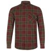 Seeland Flanelová košeľa Glen Red forest check