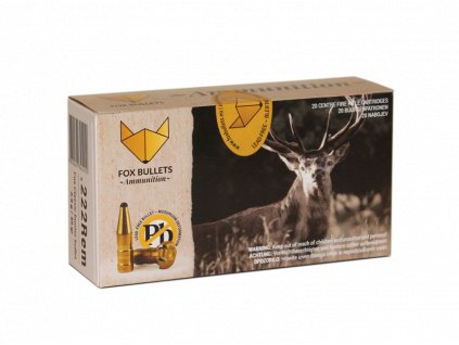 Fox Ammunition 222Rem 45gr front