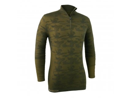 Deerhunter Camou zip-neck Nátelník so zipsom pri krku