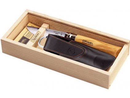 Nôž OPINEL Plumier 8VRI OLIVIER + púzdro