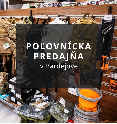 Poľovnícka predajňa v Bardejove