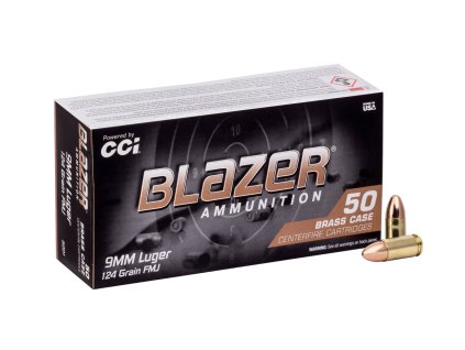 9mm Luger Blazer 124gr 8%2C04g FMJ 5201 new