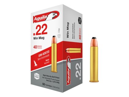 Aguila 22WMR 40gr 2%2C59g Semi Jacketed SP 50ks 1B222401