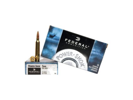 7mm Rem Mag. Federal Power Shok 175gr 11%2C34g SP 7RB