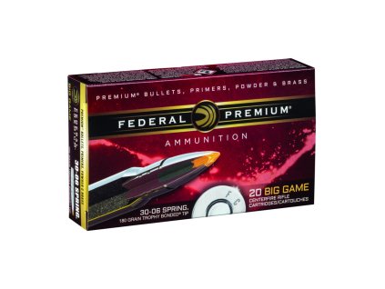 .30 06Spr. Federal Premium Trophy Bonded Tip 180gr 11%2C66g P3006TT1