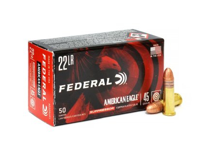 .22LR Federal American Eagle Suppressor 45gr 2%2C92g CPRN 50ks AE22SUP1 b