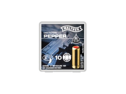 N%C3%A1bojky plyn. Walther 9mm P.A. Pepper 10ks 4.1346