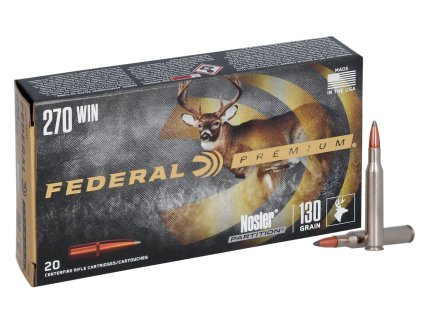 .270Win 2. Federal Premium Nosler Partition 130gr 8%2C42g P270P
