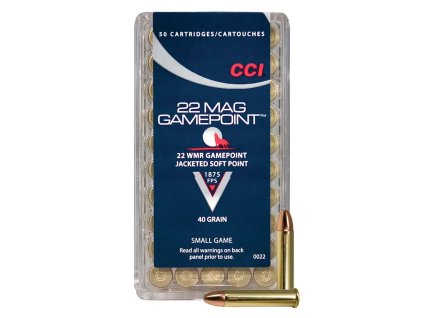 .22WMR CCI GamePoint 40gr 2%2C59g JSP 0022