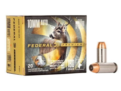 10mm Auto Federal Premium Trophy Bonded JSP 180gr 11%2C66g P10T1 2